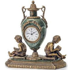 Сувенирные часы из бронзы «Ученики»