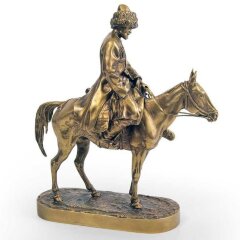 Скульптурная композиция «Всадник кавказских гор»