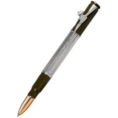 Ручка шариковая «Винтовка» (серебро) мужчине на 23 февраля