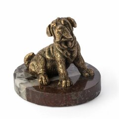 Скульптурная статуэтка «Щенок шарпея»