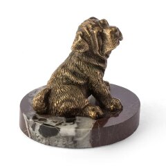 Скульптурная статуэтка «Щенок шарпея»