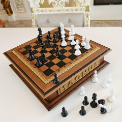 Шахматный деревянный ларец «Имперский» с фигурами