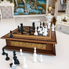 Шахматный деревянный ларец «Имперский» с фигурами