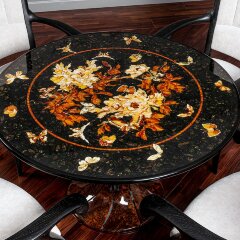 Элитный кухонный гарнитур «Утро в Париже» из морёного дуба и янтаря