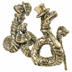 Сувенирный набор двух фигурок змей «Мистер и Мисс Твистер»