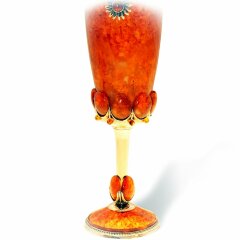 Янтарный бокал для шампанского «Солнышко»