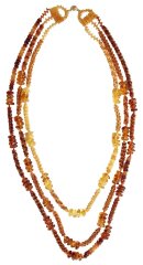 Янтарное колье-бусы «Ожидание»
