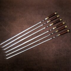 Подарочные шампуры «Скорпион» с художественным литьём