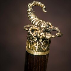 Подарочные шампуры «Скорпион» с художественным литьём
