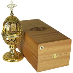 Сувенирное пасхальное яйцо «Святая троица»