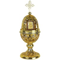 Сувенирное пасхальное яйцо «Святая троица»