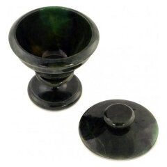 Сахарница из нефрита