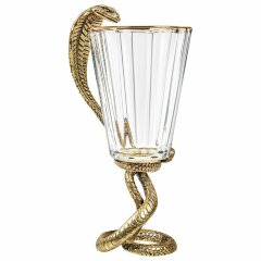 Подарочный набор лафитников «Змея кобра» в деревянном футляре (12 шт.)