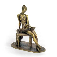 Сувенирная фигурка «Балерина» из бронзы в подарок коллекционеру
