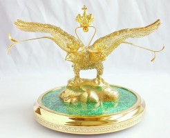 Настольный сувенир «Двухглавый орел»