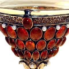Янтарный кубок для вина «Посейдон»