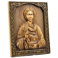 Резная икона «Пантелеймон»