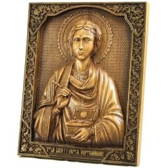 Резная икона «Пантелеймон»