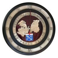 Настенные часы «Карта Ленинградской области»