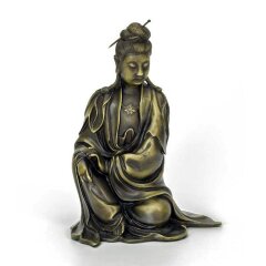Сувенирная фигурка женщины «Гуаньинь» из бронзы в подарок коллекционеру