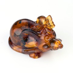 Новогодний сувенир «Мышка с бантиком» в подарок для детей