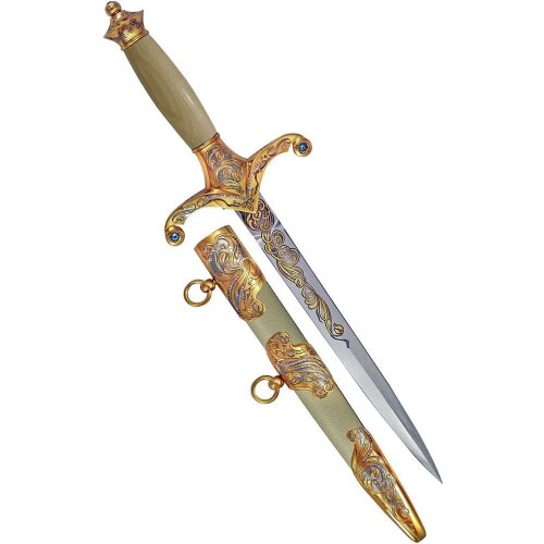 Подарочный кортик «Француженка» с инкрустацией ювелирными камнями