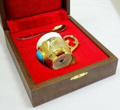 Кофейная чашка «Бирюза»