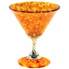 Янтарный фужер для мартини «Классический»