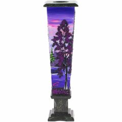 Настольная ваза «Рассвет» (змеевик)