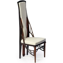 Шахматный гарнитур «Лувр» из морёного дуба и янтаря