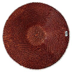 Декоративная тарелка «Бронзовая мозаика» для декора интерьера