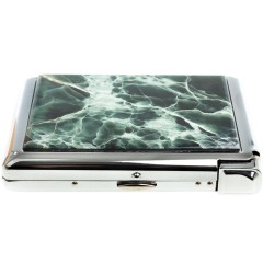 Сигаретница карманная на 20 сигарет «Офит» с зажигалкой в подарок подруге