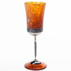 Янтарный фужер для вина «Антик»