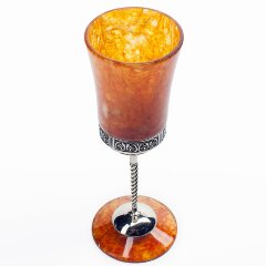 Янтарный фужер для вина «Антик»