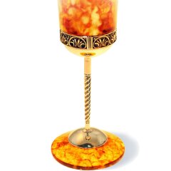 Янтарный фужер для вина «Антик»