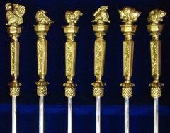 Набор подарочных шампуров «Восточный календарь» 