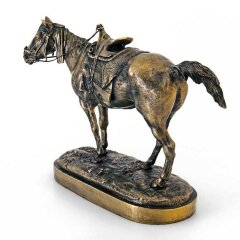 Бронзовая статуэтка «Бухарская лошадь» в подарок военному