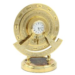 Настольные часы «Вечный календарь» на яшме в подарок руководителю