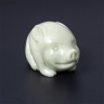 Сувенирная фигурка «Свинка» из натурального камня офикальцит