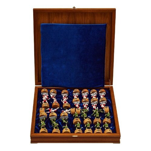 Деревянные шахматы «Хоккей» из мореного дуба