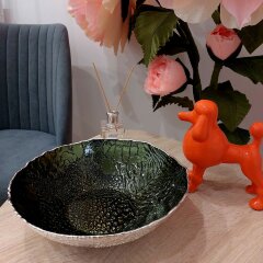 Декоративная тарелка «Зеленые джунгли» для декора интерьера