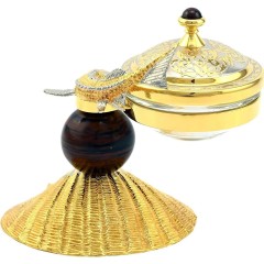 Икорница с крышкой «Стерлядка на ракушке» — праздничная посуда для сервировки