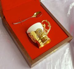 Кофейная чашка «Герб РФ»