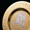Сувенирная тарелка с логотипом «Герб Челябинска» для корпоративных подарков