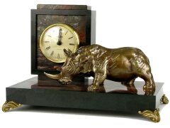 Настольные часы «Носорог»
