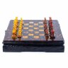 Шахматный ларец с фигурами «Янтарный» из дерева янтаря
