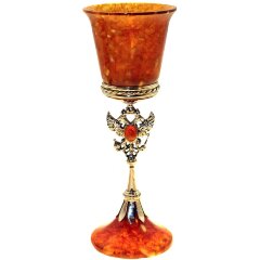 Янтарный бокал для вина «Державный»
