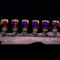 Подарочный набор стопки перевёртыши «Весёлые звери» цвета фуксия