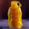 Резная фигурка «Монах» из натурального янтаря для интерьера дома