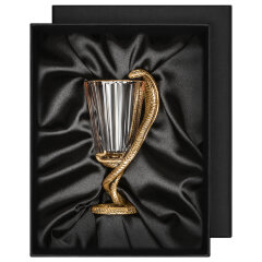 Подарочный лафитник «Змея кобра» в дизайнерской коробке